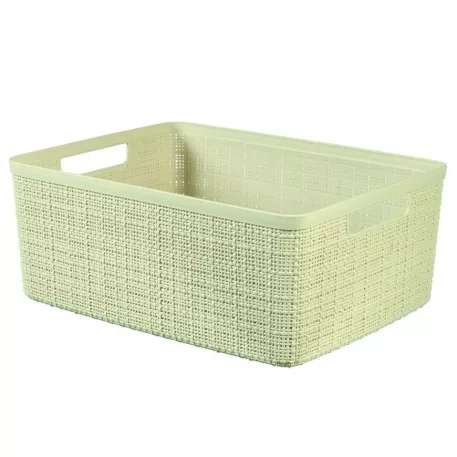 Jute Tárolódoz 12 L, Krém
