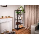 Racks RAW5T, fémállvány, 5 polc, 163 x 72 x 34 mm, max. 50 kg/polc