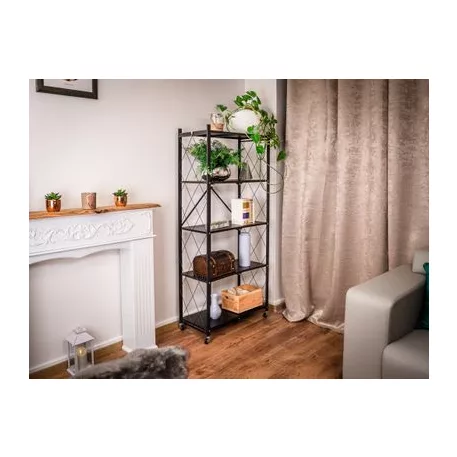 Racks RAW5T, fémállvány, 5 polc, 163 x 72 x 34 mm, max. 50 kg/polc