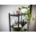 Racks RAW5T, fémállvány, 5 polc, 163 x 72 x 34 mm, max. 50 kg/polc