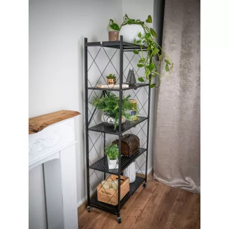 Racks RAW5T, fémállvány, 5 polc, 163 x 72 x 34 mm, max. 50 kg/polc