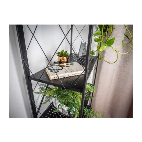 Racks RAW5T, fémállvány, 5 polc, 163 x 72 x 34 mm, max. 50 kg/polc