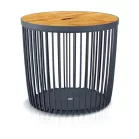 Asztalka Clubo 450x410 mm, 2az1, univerzális kosár, 50 l