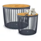 Asztalka Clubo 450x410 mm, 2az1, univerzális kosár, 50 l