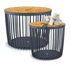Asztalka Clubo 450x410 mm, 2az1, univerzális kosár, 50 l