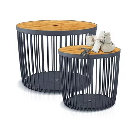 Asztalka Clubo 450x410 mm, 2az1, univerzális kosár, 50 l