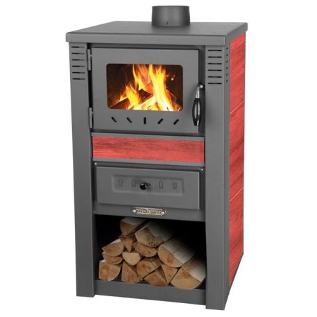 Kandalló Nova Ceramic, 7,5 kW, 120 mm, piros