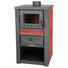 Kandalló Nova Ceramic, 7,5 kW, 120 mm, piros