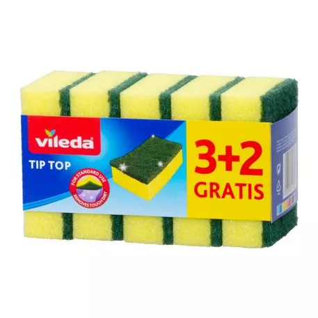 Mosogatoszivacs Vileda Tip Top, 3+2 db
