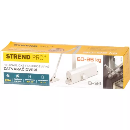 Strend Pro ajtócsukó, 60-85 kg, EN4, hidraulikus tűzálló