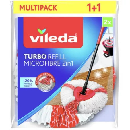 Felmosófej Vileda TURBO 2in1, tartalék kendő