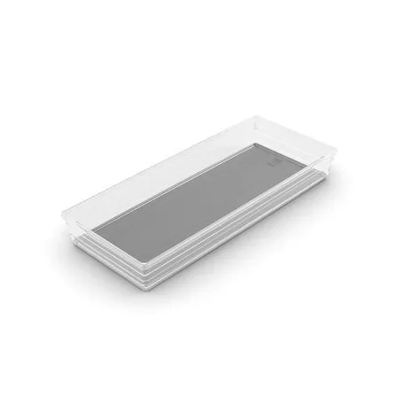 Szervező Curver® SISTEMO 8, áttetsző/szürke, 15x37,5x5 cm, fiókhoz