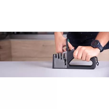 MagicHome ollók-és kés élező, 4 az 1-ben, fekete