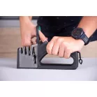 MagicHome ollók-és kés élező, 4 az 1-ben, fekete