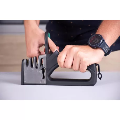 MagicHome ollók-és kés élező, 4 az 1-ben, fekete