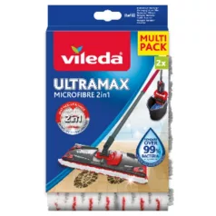 Pótfej felmosóhoz Vileda Ultramax Microfibre 2in1, 2 db