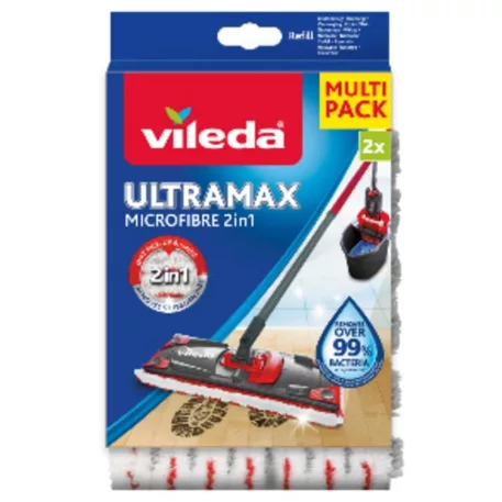 Pótfej felmosóhoz Vileda Ultramax Microfibre 2in1, 2 db