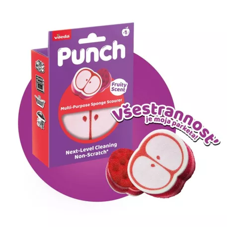Vileda Punch szivacs alma