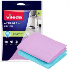   Vileda Actifibre mikroszálas konyhai törlőkendő, 2 db/csomag