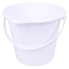 Vödör Cleonix Bc126, 8 L, Kiöntővel, Fehér