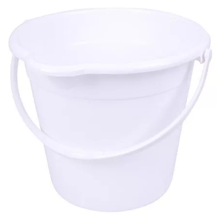 Vödör Cleonix Bc126, 8 L, Kiöntővel, Fehér