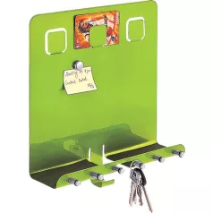 Akasztó Easyhome Mb-008 Fogas, Kulcsokra, Zöld
