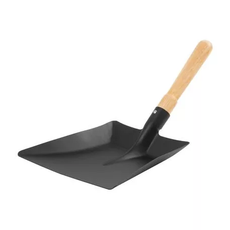 Fém Szemeteslapát Lakkozott (Fanyéllel)