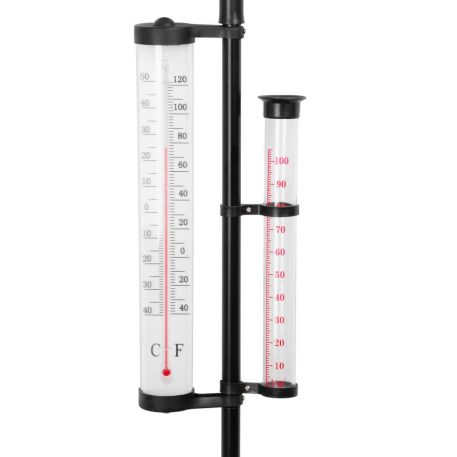 Időjárás Állomás Sws29, Solar, 158 cm, Esőmérő, Hőmérő, Napelemes Lámpa