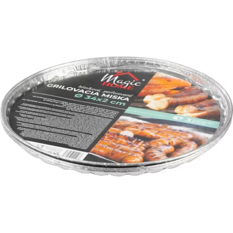MagicHome alumínium tálca, 34 cm, kerek