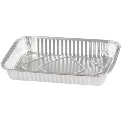 MagicHome alumínium grilltálca, 31,5x21,3x4,4 cm, 3 db