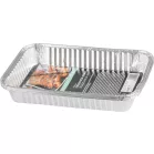 MagicHome alumínium grilltálca, 31,5x21,3x4,4 cm, 3 db