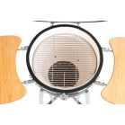Grill Bbq Kamado Egg 21, Fekete