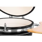 Grill Bbq Kamado Egg 21, Fekete