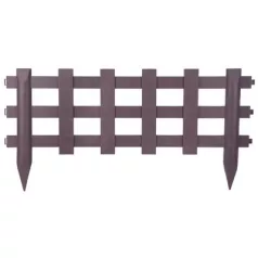   Mini díszkerítés Gardens F753, 100 x 49 cm, műanyag, 2 db