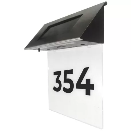 MagicHome, napelemes világító házszám, 18,5 x 5 x 19 cm