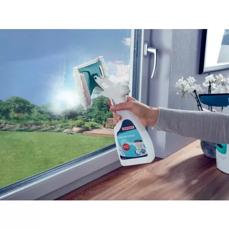 LEIFHEIT 51165 ablaktisztító, szórófejjel és törlőfejjel, huzattal, 500ml