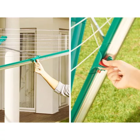 LEIFHEIT Szárító 82007 Linomatic 500 Deluxe Cover, kinti