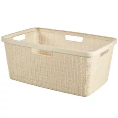 Curver® JUTE kosár, 46L, bézs, 39x59x26 cm