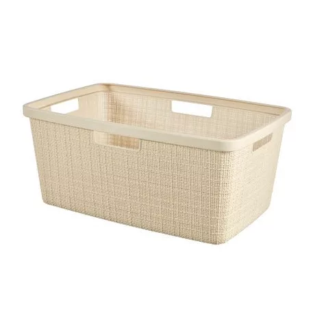 Curver® JUTE kosár, 46L, bézs, 39x59x26 cm