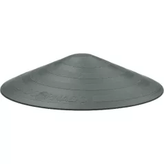 Ajtóütköző DOORSTOPPER, műanyag, szürke