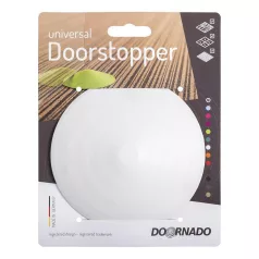 Ajtóütköző DOORSTOPPER, műanyag, fehér