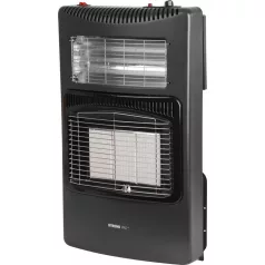   Fűtőtest Strend Pro LQ-HE01F, 4,2 kW, gáz + elektromos, szoba, összecsukható, nyomásszabályozóval és