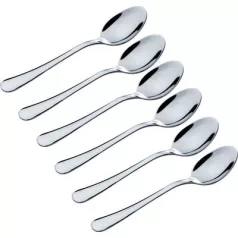 Teáskanál MagicHome, rozsdamentes acél, 6 db