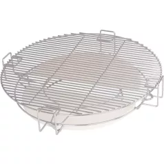   Rács grillhez Strend Pro Kamado Egg 21", állítható, kővel