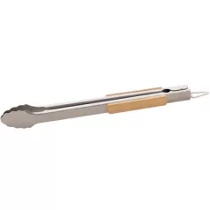  Fogó Strend Pro Grill, grillezéshez, rozsdamentes, fa nyéllel, 4,3x38-42 cm