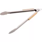 Fogó Strend Pro Grill, grillezéshez, rozsdamentes, fa nyéllel, 4,3x38-42 cm