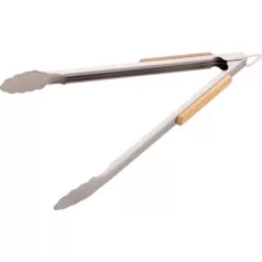   Fogó Strend Pro Grill, grillezéshez, rozsdamentes, fa nyéllel, 4,3x38-42 cm