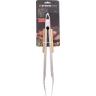 Fogó Strend Pro Grill, grillezéshez, rozsdamentes, fa nyéllel, 4,3x38-42 cm