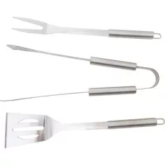   Szerszámkészlet Strend Pro Grill, grillezéshez és sütéshez, rozsdamentes acél, 3 részes