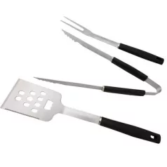   Szerszámkészlet Strend Pro Grill, grillezéshez és sütéshez, rozsdamentes acél, 3 részes